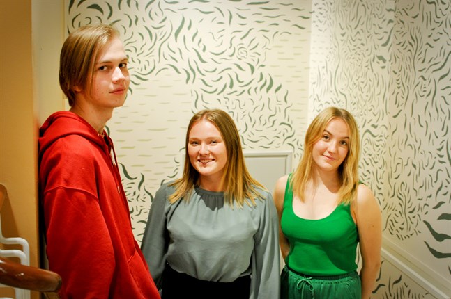 Frank Björkbacka, Alexandra Wegelius och Alina Östergård gav unga en röst under seminariet "Alla ska få må bra".