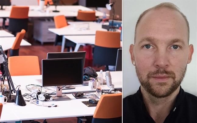 Kim Holm är arbetspsykolog. Han tror att en mjukstart är bästa sättet att börja jobba på kontoret igen efter 1,5 år med distansjobb.