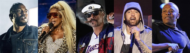 Kendrick Lamar, Mary J Blige, Snoop Dogg, Eminem och Dr Dre kommer att uppträda tillsammans i halvtidsvilan under Super Bowl i februari 2022.