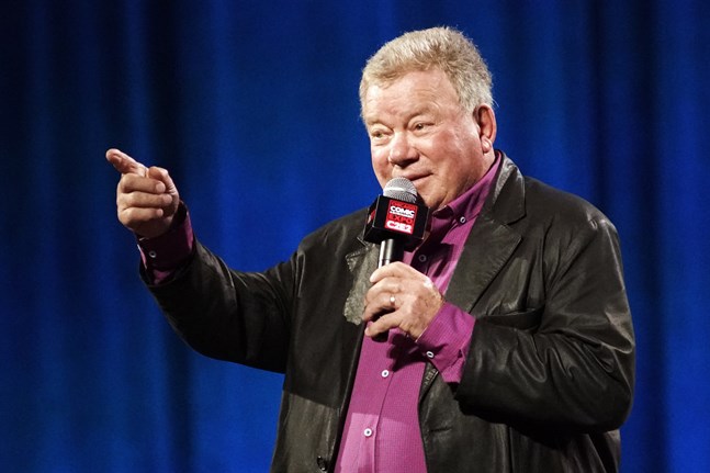 William Shatner ska färdas ut i rymden under en tio minuter lång rymdresa. Arkivbild.