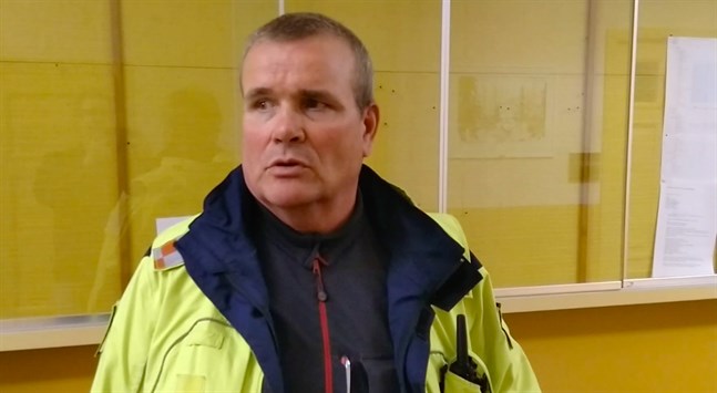 Kretsbrandchef Kaj Enqvist i Kaskö på tisdagen.
