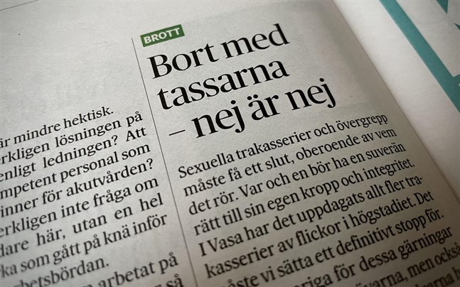 Maria Tolppanens (SDP) insändare i Vasabladet fortsätter orsaka debatt.