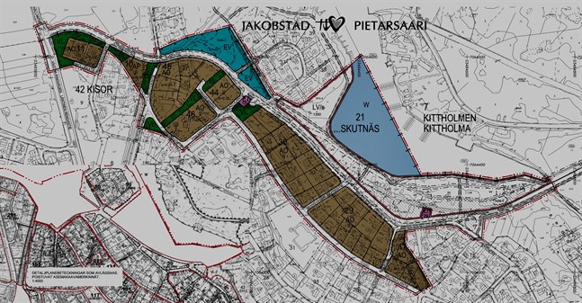 En karta kan vara svårtolkad och därför efterlyser stadsborna en markering i terrängen där man tydligt ser den planerade vägsträckningen.