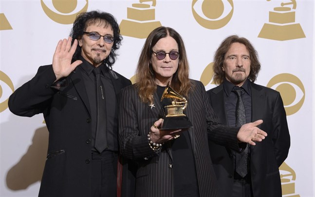Tommi Iommi, till vänster, har fått ett ryskt fiskfossil uppkallat efter sig.