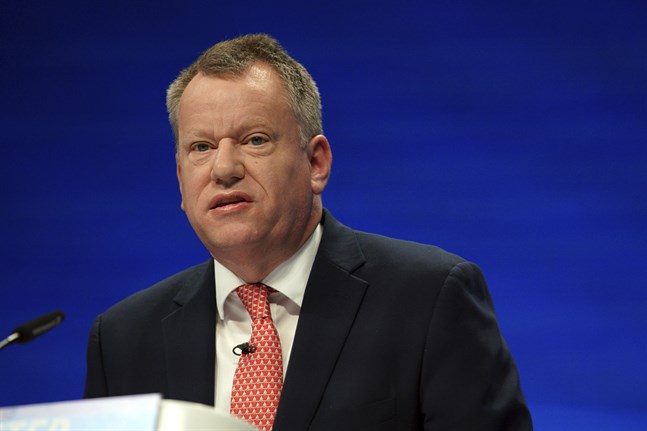 Brexitavtalets Nordirlands-protokoll måste ändras, manar Storbritanniens brexitminister David Frost. Arkivfoto.