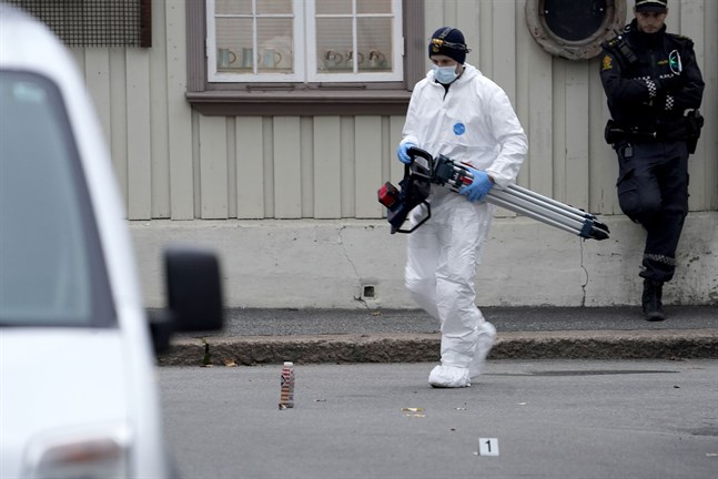 Polisens arbete fortsätter i Kongsberg.