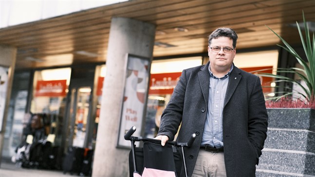 Peter Sjökvist, som är huvudförtroendeman på Närko, har varit med i politiken sedan 2012. Nu blev han vald till FSD:s andra vice ordförande.
