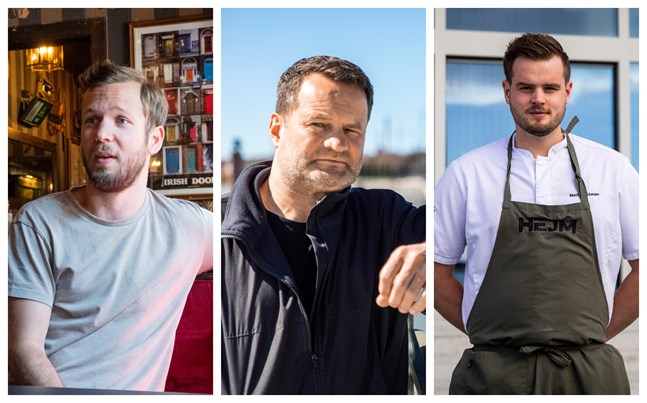 Jonathan Ekman vid Oliver's Inn säger att man kommer att ta i bruk covidintyget nästa vecka. Michael Ekman vid Faros och Mattias Åhman vid Hejm uppger att man inte kommer att kontrollera kundernas covidintyg utan följer rådande restriktioner gällande kundantal och öppettider.