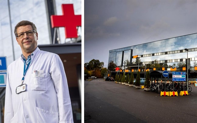 Infektionsöverläkare Juha Salonen gläds över att inte en enda coronapatient vårdas på Vasa centralsjukhus just nu.