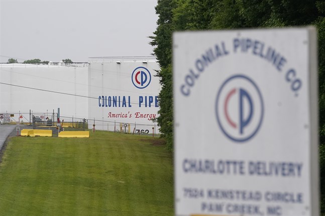 Colonial Pipeline, som sköter driften av USA:s största oljeledning, tvingades till ett stopp i sin verksamhet under flera dagar efter att ha utsatts för en cyberattack i maj i år. Arkivbild.