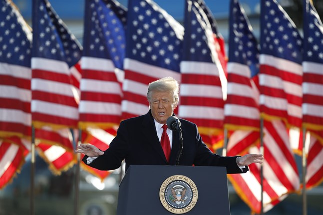 USA förre president ger sig in i techbranschen och lanserar sin egen plattform. Arkivbild.