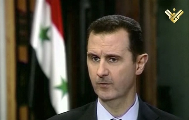 Syriens president Bashar al-Assads hemstad drabbades hårt av bränderna i fjol.
