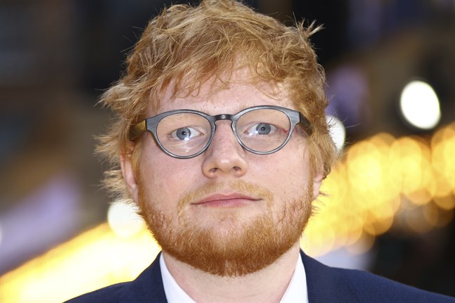 Sångaren Ed Sheeran har covid-19. Arkivbild.