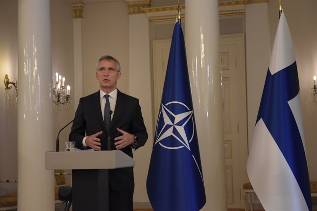 Natos generalsekreterare Jens Stoltenberg besökte Finland i måndags.