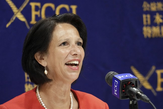FN:s särskilda sändebud till Myanmar, Christine Schraner Burgener. Arkivbild.