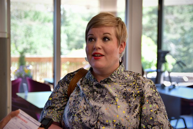 Finansminister Annika Saarikko (C) presenterade Finlands återhämtningsplan för EU:s finansministrar på torsdagen.
