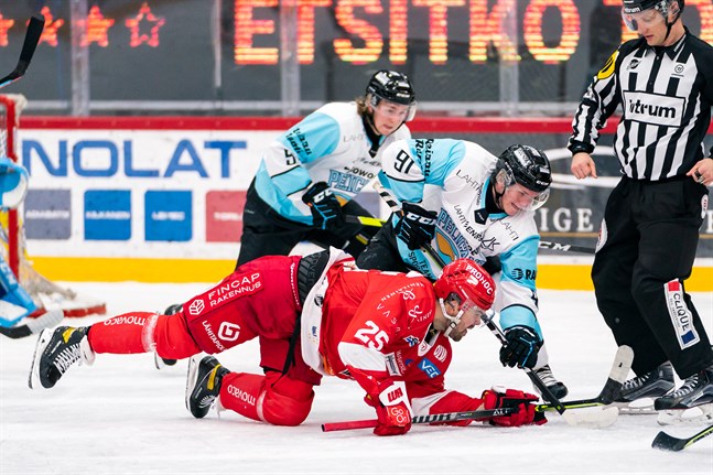 Axel Holmström är den senaste Sportspelaren som hittat nätmaskorna. Det skedde 17 november mot Kärpät.