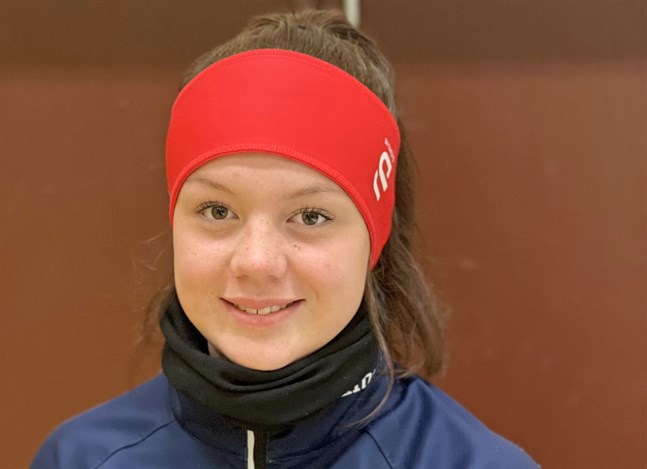 Inez Sandberg är en av de kommande skidskyttarna i Kraft. Men just nu är det väldigt få som satsar på grenen.