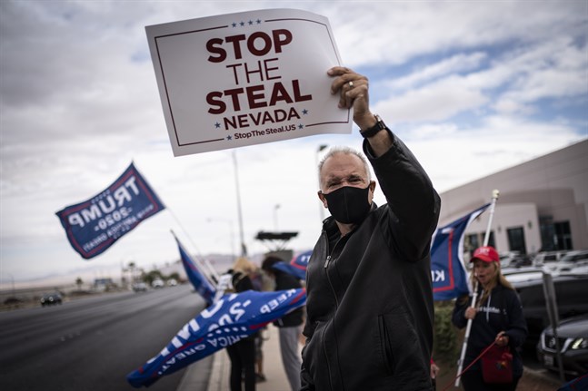 Trumpsupportrar i Nevada. Arkivbild.