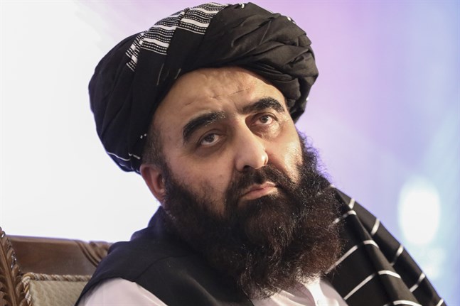 Talibanrörelsens utrikespolitiske ansvarige, Amir Khan Muttaqi. Arkivbild.