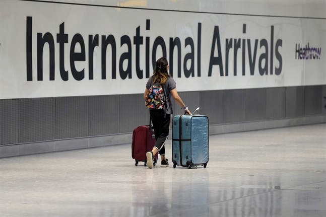 Nu blir det inga ankommande flyg från södra Afrika på Heathrow. Arkivbild från den brittiska storflygplatsen.