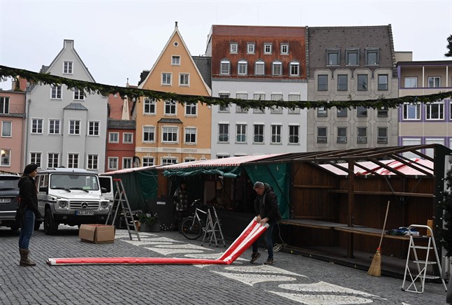 I Augsburg i Tyskland ordnas ingen julmarknad i år. Orsaken är att coronaviruset åter sprids häftigt.
