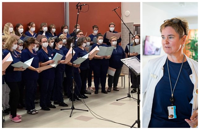 Första gången som "The HVC choir" samlas är för en hyllning till deras överläkare Sofia Svartsjö som snart lämnar byggnaden.