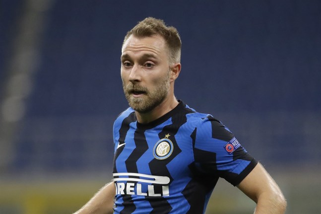 Christian Eriksen i Inters tröja i fjol.