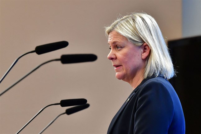 Sveriges statsminister Magdalena Andersson (S) besöker Helsingfors på onsdag.