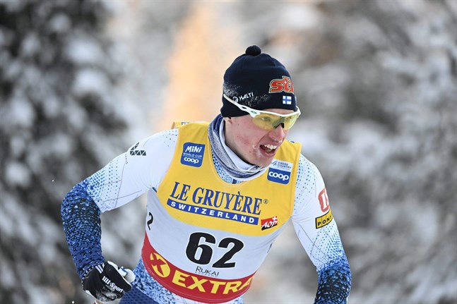 Iivo Niskanen i farten i Ruka. I Lillehammer gick det inte lika bra.