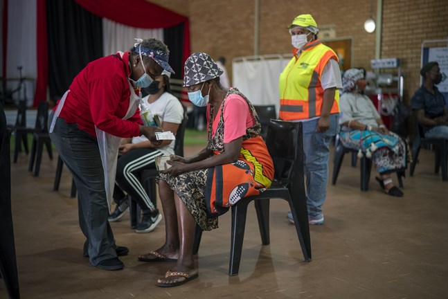 Vaccinationsprogrammet i Sydafrika har accelererats sedan omikronvarianten av coronaviruset uppdagades i slutet av november. Arkivbild