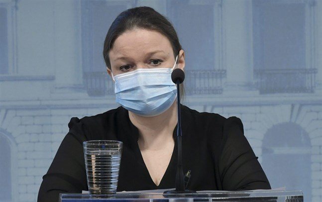 Familje- och omsorgsminister Krista Kiuru (SDP).