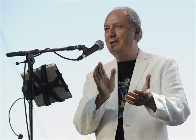Michael Nesmith under en konsert 2014. Arkivbild.