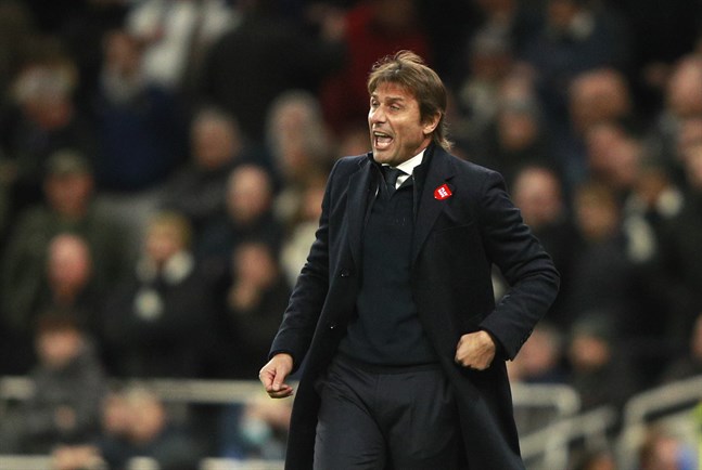 Antonio Contes Tottenham tvingas skjuta upp ännu en match. Arkivbild.