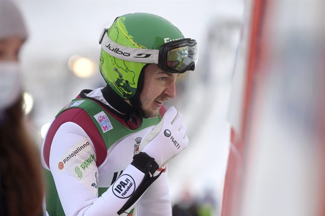 Ilkka Herola klättrade rejält i skidmomentet i Ramsau, Österrike.