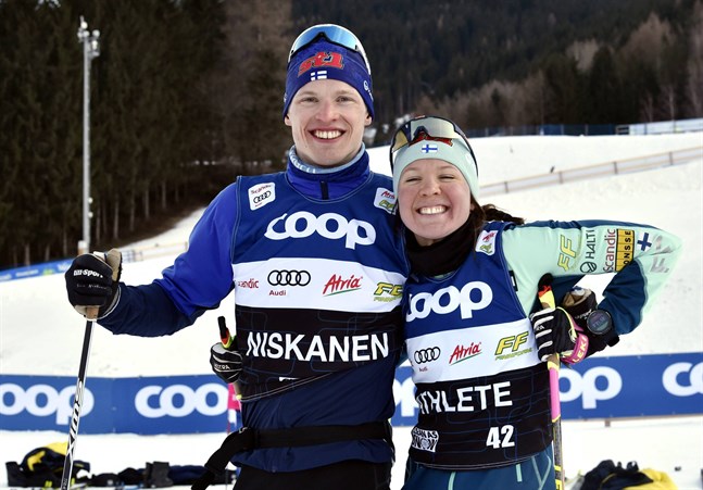 Syskonen Iivo och Kerttu Niskanen stod för en historisk insats i skidspåret i Lenzerheide på onsdagseftermiddagen.