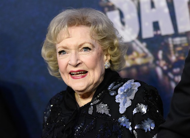Skådespelaren Betty White har avlidit, 99 år gammal. Arkivbild.