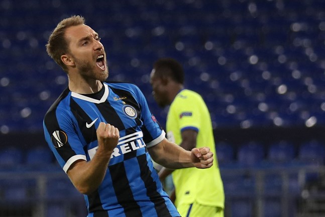 Christian Eriksen spelade i italienska Inter innan hjärtstoppet i EM.