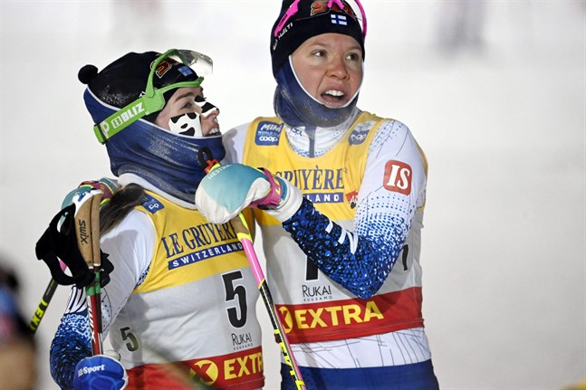 Krista Pärmäkoski och Kerttu Niskanen slutade strax bakom topp tre i Tour de Ski.