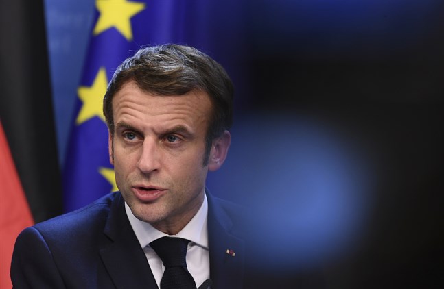 Frankrikes president Emmanuel Macron. Arkivbild.