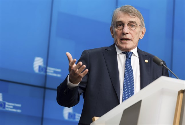 EU-parlamentets talman David Sassoli har gått bort.