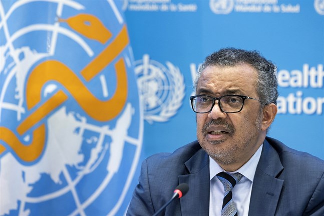 Världshälsoorganisationens chef Tedros Adhanom Ghebreyesus. Arkivbild.