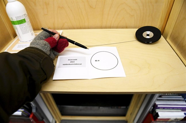 Ännu återstår fyra dagar att förhandsrösta i det första välfärdsområdesvalet.