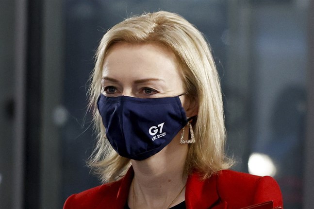 Utrikesminister Liz Truss. Arkivbild.