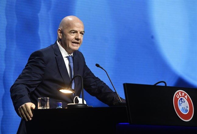 Fifas ordförande Gianni Infantino.