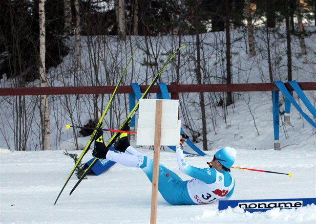 Alexander Ståhlberg var en av dem som var omkull i fredagens sprint. Det påverkade dock inte hans slutplacering eftersom det inte var i finalen. Han blev slutligen tvåa.