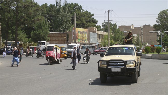 Herat är Afghanistans tredje största stad. Bilden togs i samband med att talibanerna tog över makten i mitten av augusti.