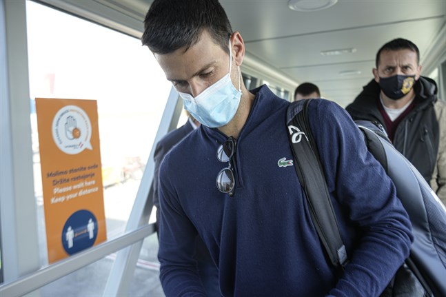 Novak Djokovic testresultat ifrågasätts.