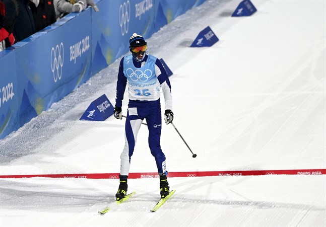 Ilkka Herola hade behövt ett hopp på minst 125 meter för att kunna utmana om tätplaceringarna i skidmomentet. 117,5 gjorde att han startade tre minuter efter täten – och därmed blev skidåkningen bara en resa mot mål.