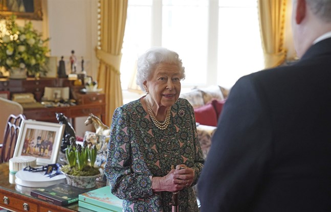 Elizabeth II. Bild från tidigare i veckan.